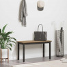 ławka Dąb rzemieślniczy 80 x 35 x 45 cm Materiał drewnopochodny