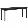 ławka Czarny Dąb 110 x 35 x 45 cm Materiał drewnopochodny