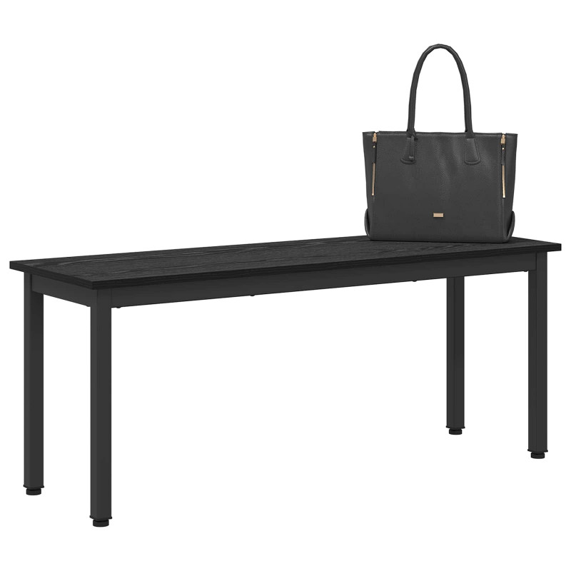 ławka Czarny Dąb 110 x 35 x 45 cm Materiał drewnopochodny