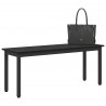 ławka Czarny Dąb 110 x 35 x 45 cm Materiał drewnopochodny