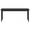 ławka Czarny Dąb 110 x 35 x 45 cm Materiał drewnopochodny