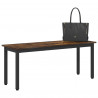 ławka Dąb dymny 110 x 35 x 45 cm Materiał drewnopochodny