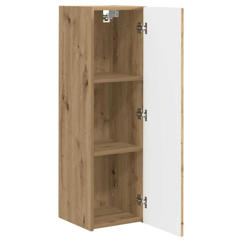 Szafka pod telewizor 2 pcs Dąb rzemieślniczy 30 x 31 x 100 cm