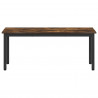 ławka Dąb dymny 110 x 35 x 45 cm Materiał drewnopochodny