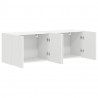 Szafka pod telewizor 2 pcs Biały 59,5 x 31 x 40 cm