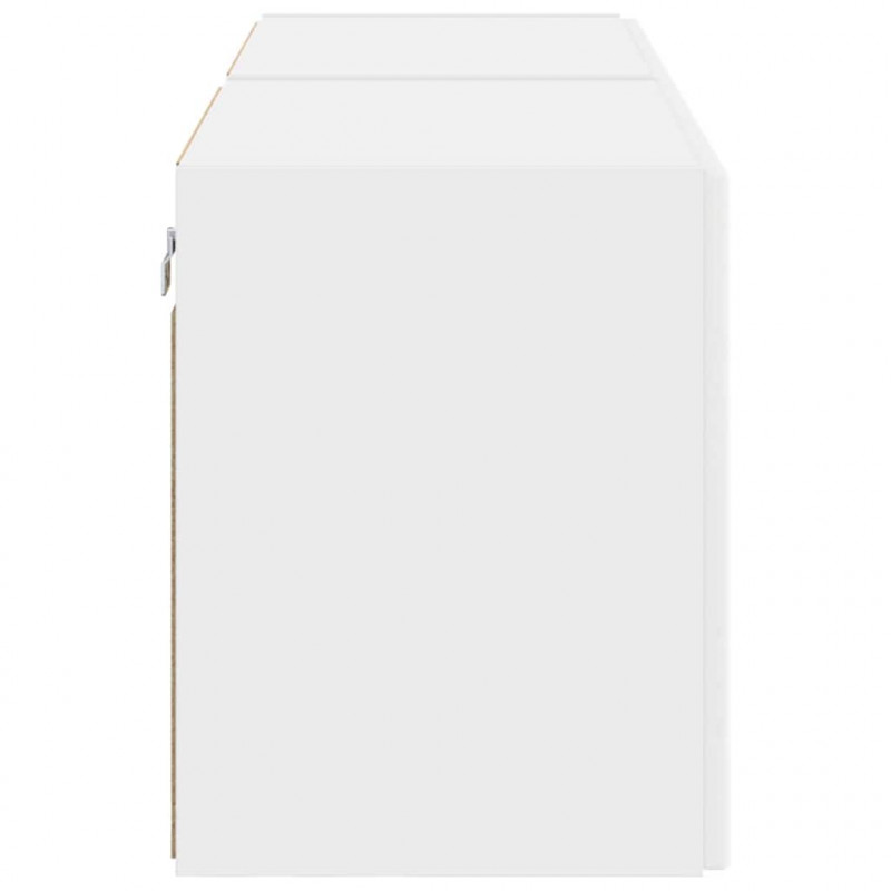 Szafka pod telewizor 2 pcs Biały 59,5 x 31 x 40 cm