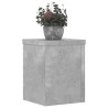 Podstawki pod doniczki, 2 szt., szarość betonu, 15x15x20 cm