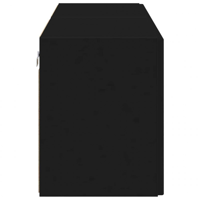 Szafka pod telewizor 2 pcs Czarny 59,5 x 31 x 40 cm
