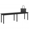 ławka Czarny Dąb 160 x 35 x 45 cm Materiał drewnopochodny