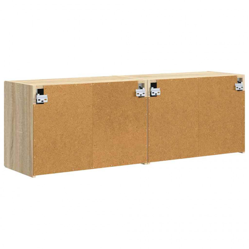 Szafka pod telewizor 2 pcs Dąb Sonoma 59,5 x 31 x 40 cm