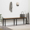 ławka Dąb dymny 160 x 35 x 45 cm Materiał drewnopochodny
