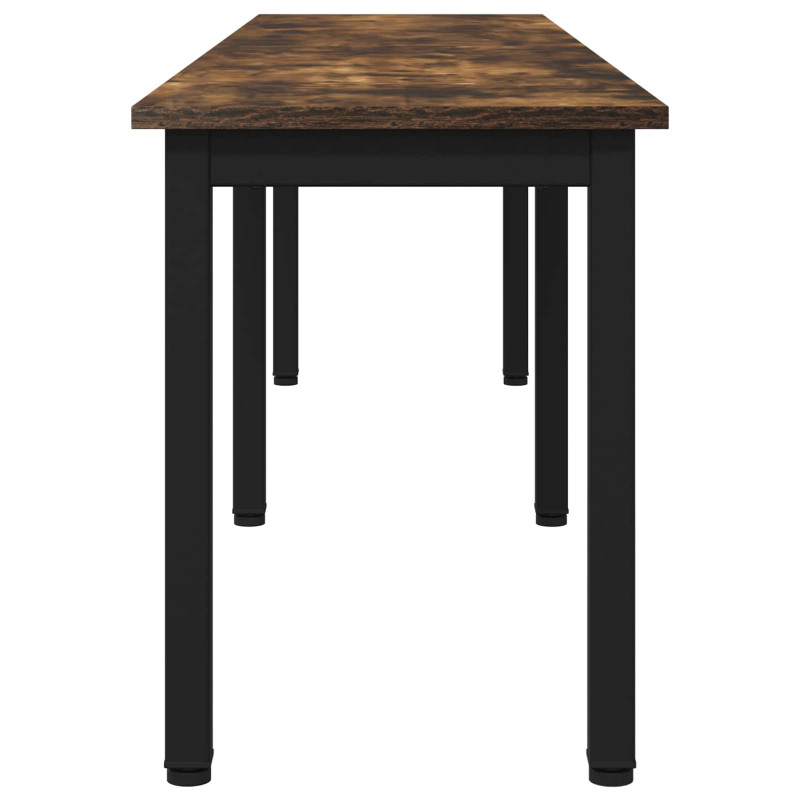 ławka Dąb dymny 160 x 35 x 45 cm Materiał drewnopochodny