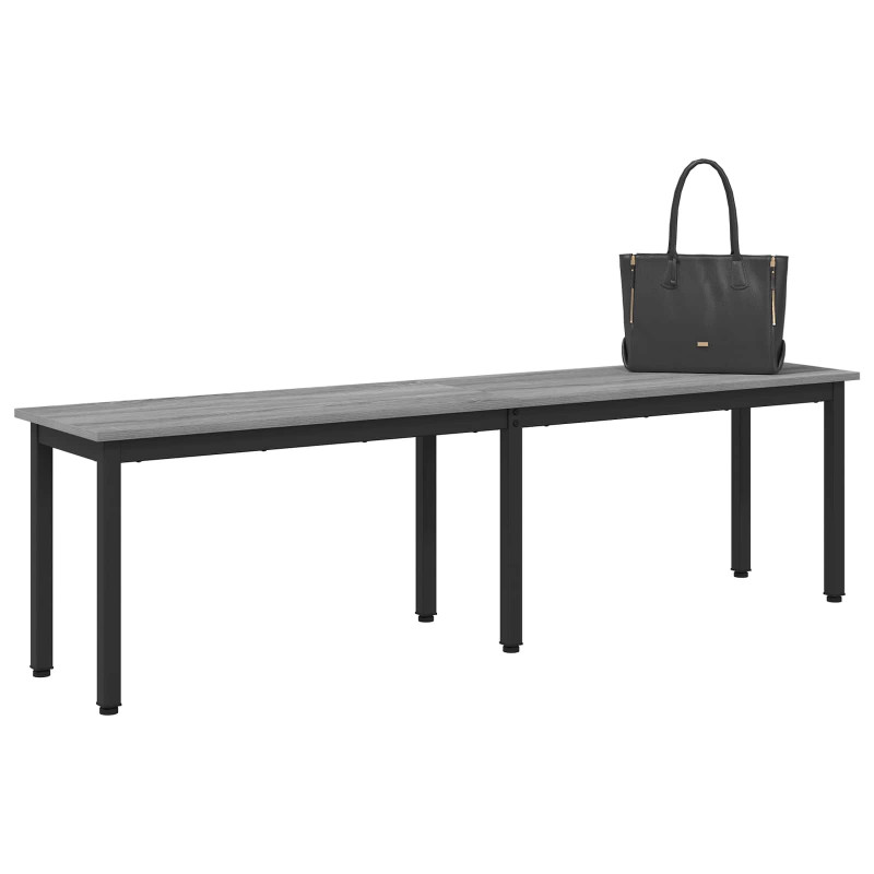 ławka Szary Sonoma 160 x 35 x 45 cm Materiał drewnopochodny
