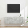 Szafka pod telewizor 2 pcs Betonowy szary 59,5 x 31 x 40 cm