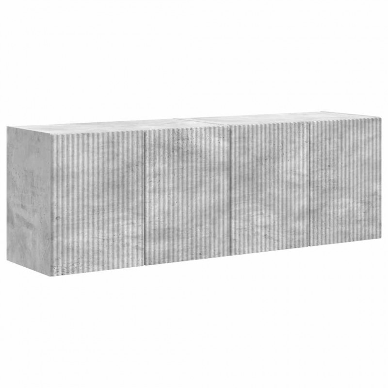 Szafka pod telewizor 2 pcs Betonowy szary 59,5 x 31 x 40 cm