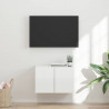 Szafka pod telewizor Wysoki połysk biały 59,5 x 31 x 40 cm