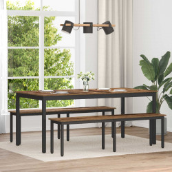 ławka Stare drewno 160 x 35 x 45 cm Materiał drewnopochodny