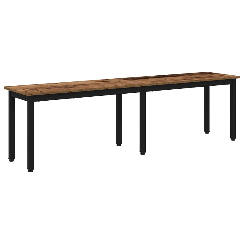 ławka Stare drewno 160 x 35 x 45 cm Materiał drewnopochodny