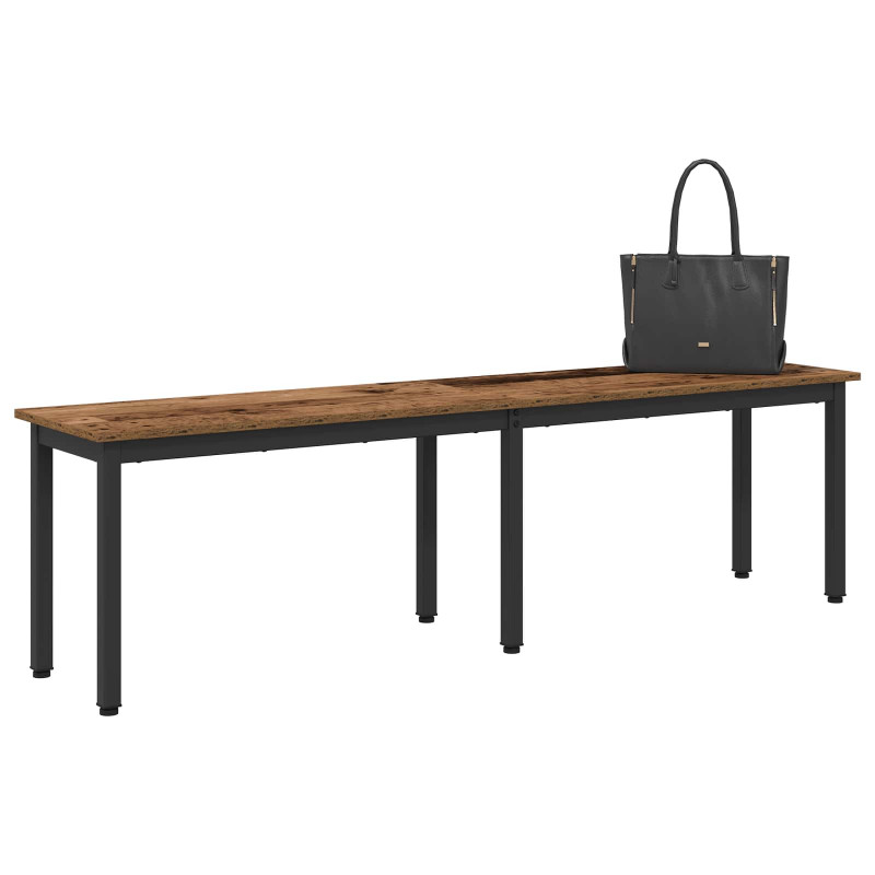 ławka Stare drewno 160 x 35 x 45 cm Materiał drewnopochodny