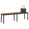 ławka Stare drewno 160 x 35 x 45 cm Materiał drewnopochodny