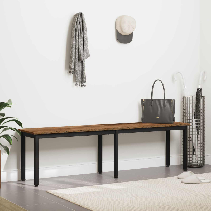 ławka Stare drewno 160 x 35 x 45 cm Materiał drewnopochodny