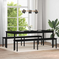 ławka Czarny Dąb 200 x 35 x 45 cm Materiał drewnopochodny