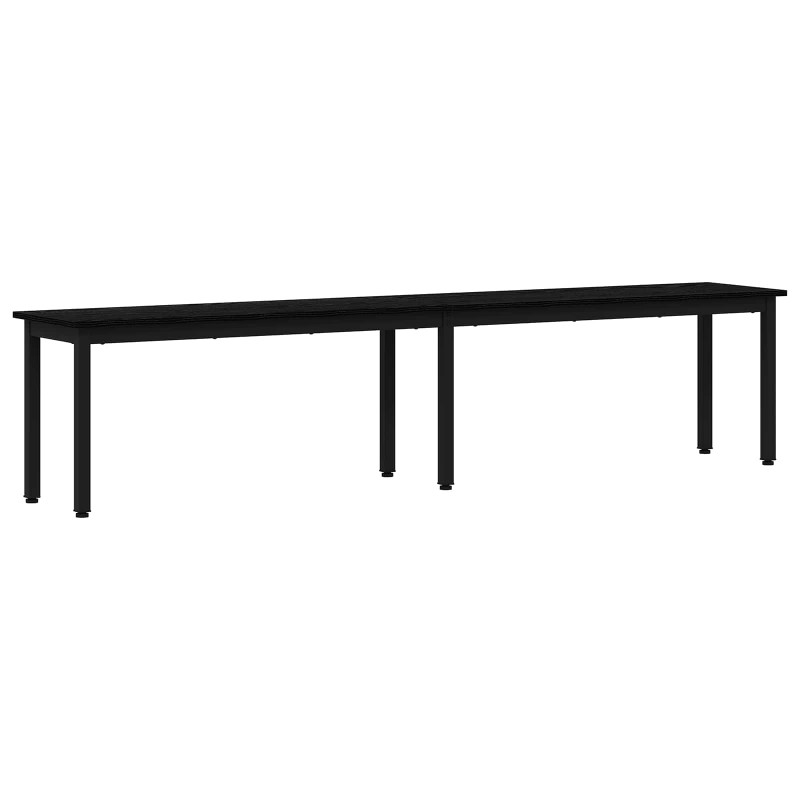 ławka Czarny Dąb 200 x 35 x 45 cm Materiał drewnopochodny