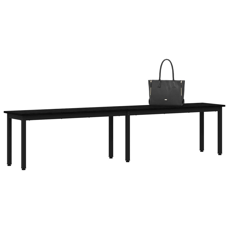 ławka Czarny Dąb 200 x 35 x 45 cm Materiał drewnopochodny
