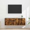 Szafka pod telewizor 2 pcs Dąb wędzony 59,5 x 31 x 40 cm