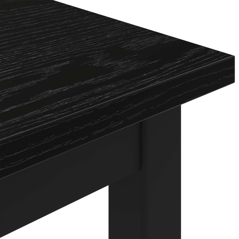 ławka Czarny Dąb 200 x 35 x 45 cm Materiał drewnopochodny