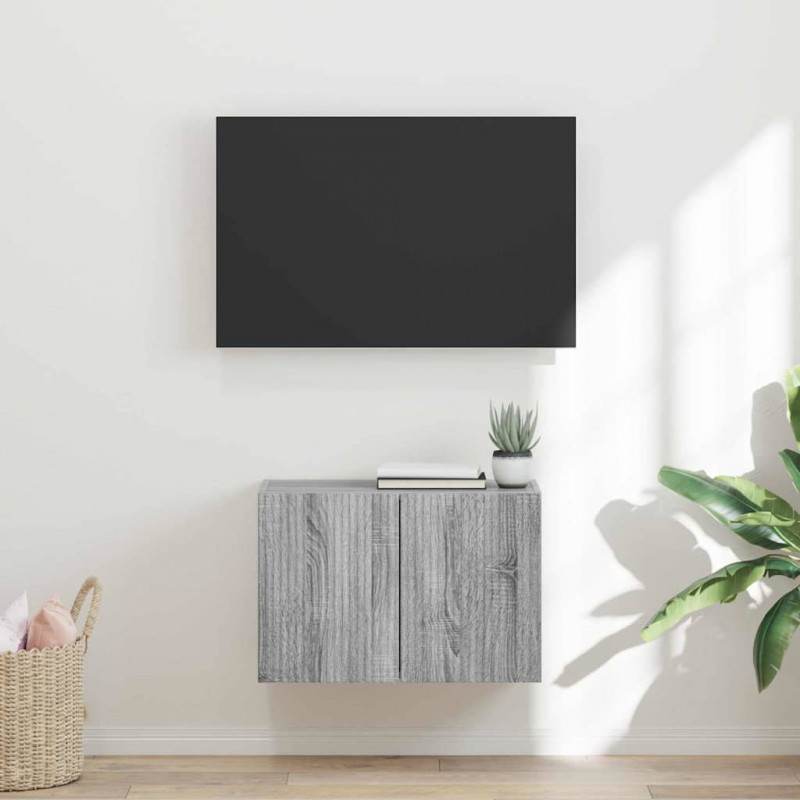 Szafka pod telewizor Szary Sonoma 59,5 x 31 x 40 cm
