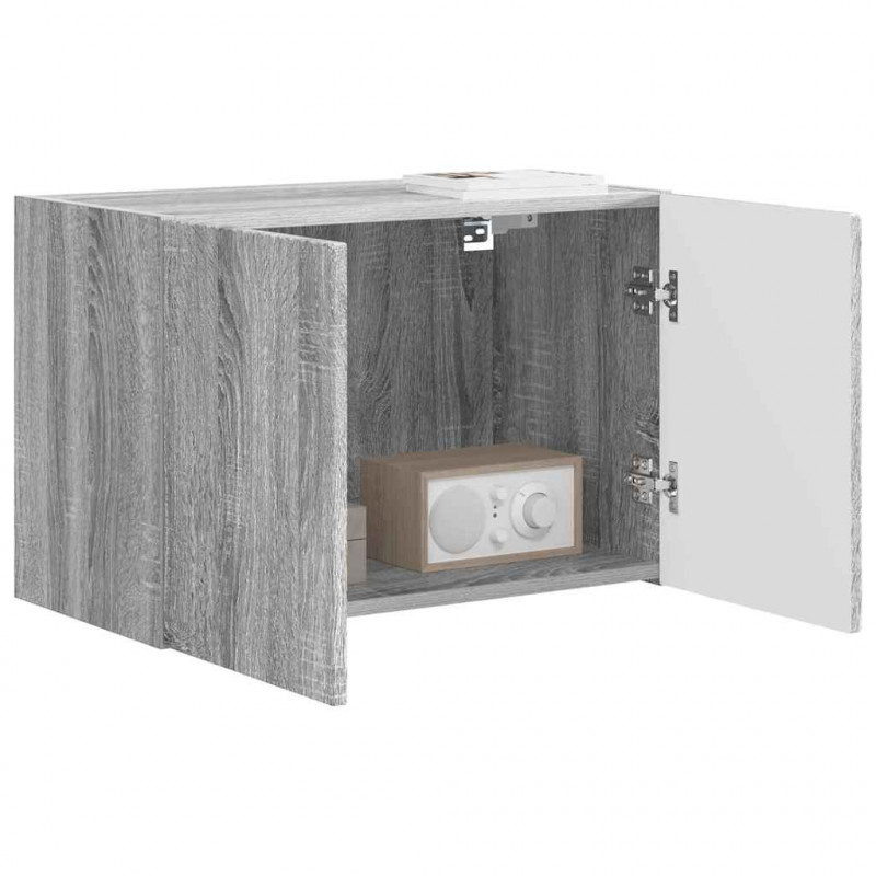 Szafka pod telewizor Szary Sonoma 59,5 x 31 x 40 cm