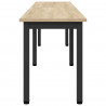 ławka Sonoma 200 x 35 x 45 cm Materiał drewnopochodny