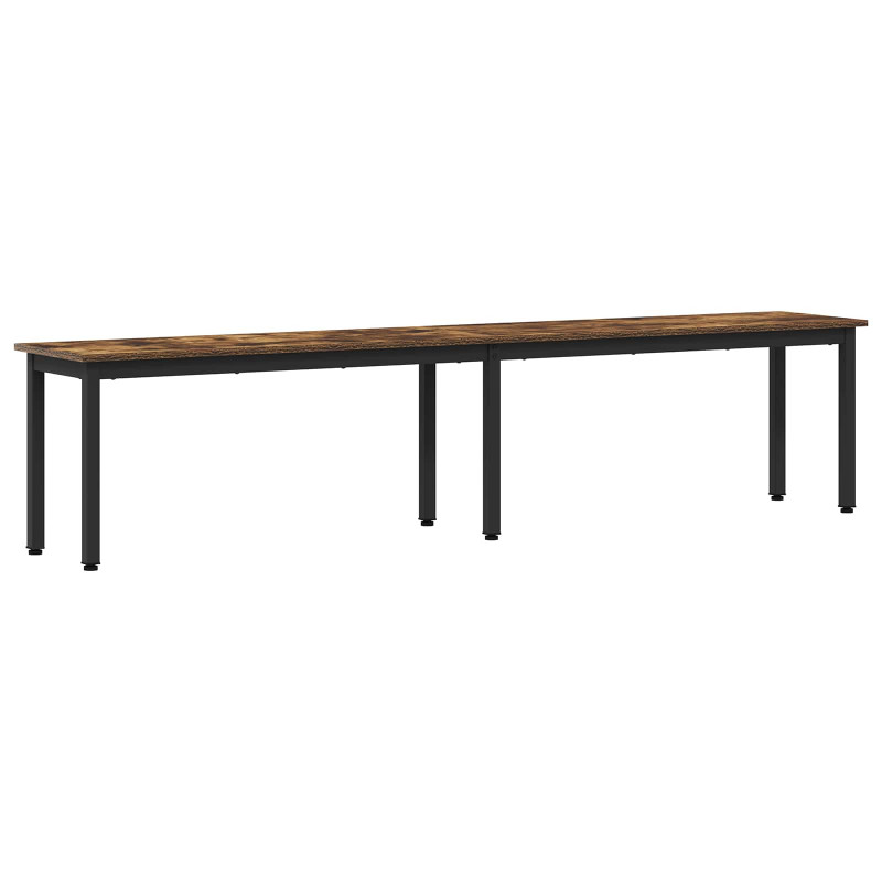 ławka Dąb dymny 200 x 35 x 45 cm Materiał drewnopochodny