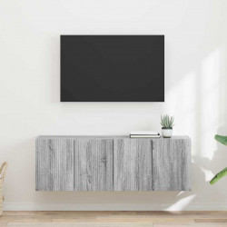 Szafka pod telewizor 2 pcs Szary Sonoma 59,5 x 31 x 40 cm