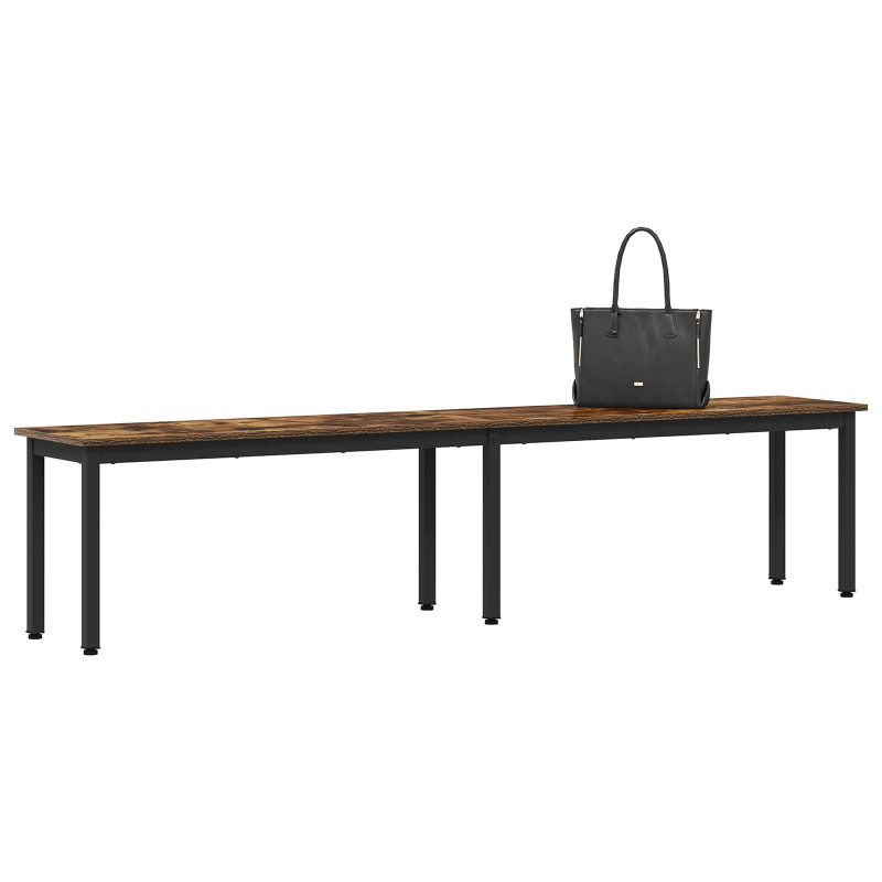 ławka Dąb dymny 200 x 35 x 45 cm Materiał drewnopochodny