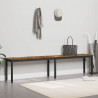 ławka Dąb dymny 200 x 35 x 45 cm Materiał drewnopochodny