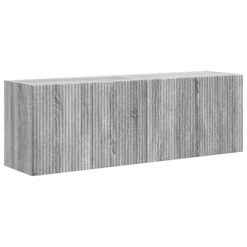Szafka pod telewizor 2 pcs Szary Sonoma 59,5 x 31 x 40 cm