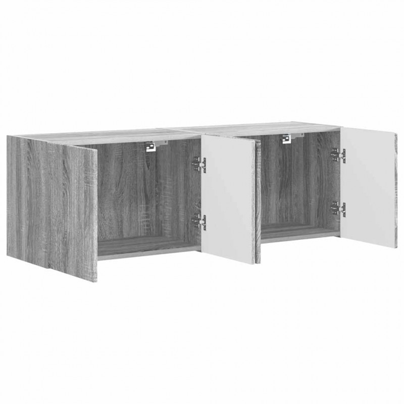 Szafka pod telewizor 2 pcs Szary Sonoma 59,5 x 31 x 40 cm