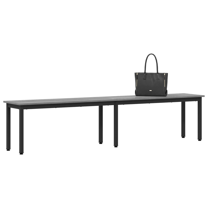 ławka Szary Sonoma 200 x 35 x 45 cm Materiał drewnopochodny