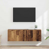 Szafka pod telewizor 2 pcs Stare drewno 59,5 x 31 x 40 cm