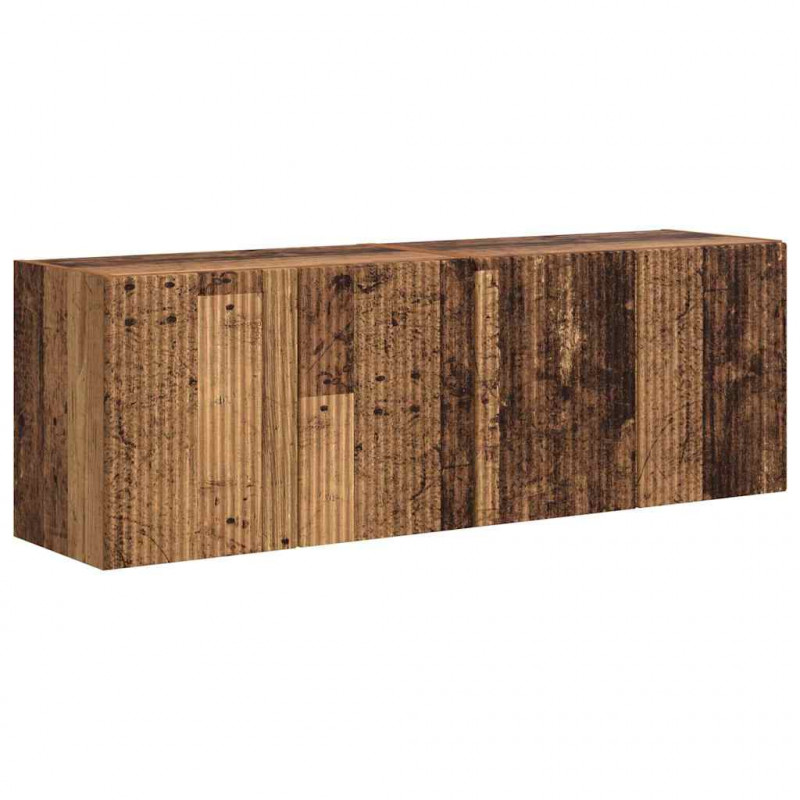 Szafka pod telewizor 2 pcs Stare drewno 59,5 x 31 x 40 cm