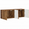Szafka pod telewizor 2 pcs Stare drewno 59,5 x 31 x 40 cm