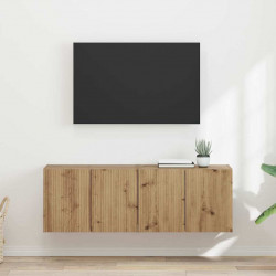 Szafka pod telewizor 2 pcs Dąb rzemieślniczy 59,5 x 31 x 40 cm