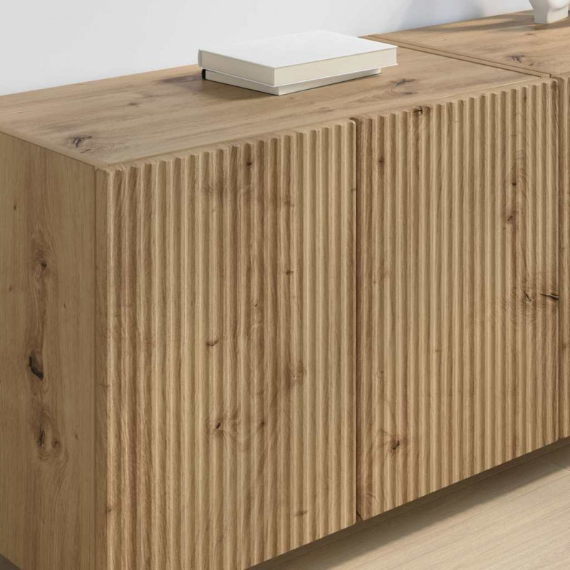 Szafka pod telewizor 2 pcs Dąb rzemieślniczy 59,5 x 31 x 40 cm