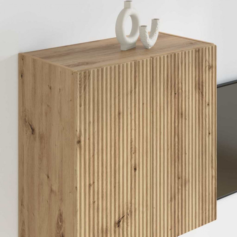 Szafka pod telewizor Dąb rzemieślniczy 59,5 x 31 x 60 cm