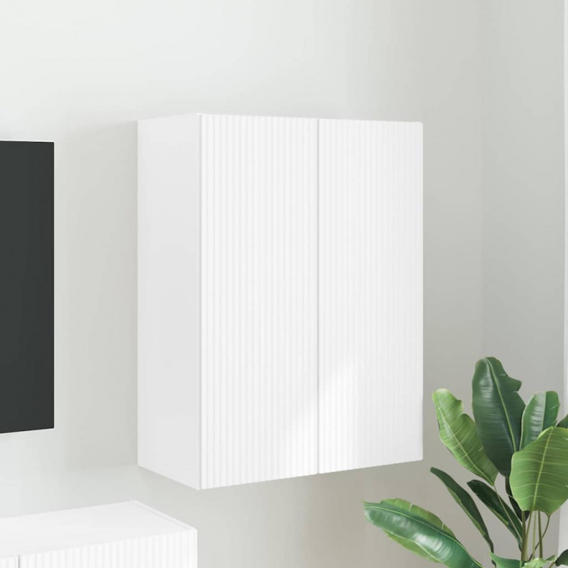 Szafka pod telewizor Biały 59,5 x 31 x 80 cm