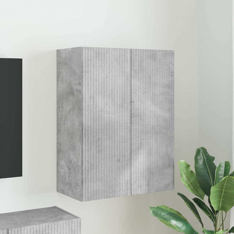 Szafka pod telewizor Betonowy szary 59,5 x 31 x 80 cm