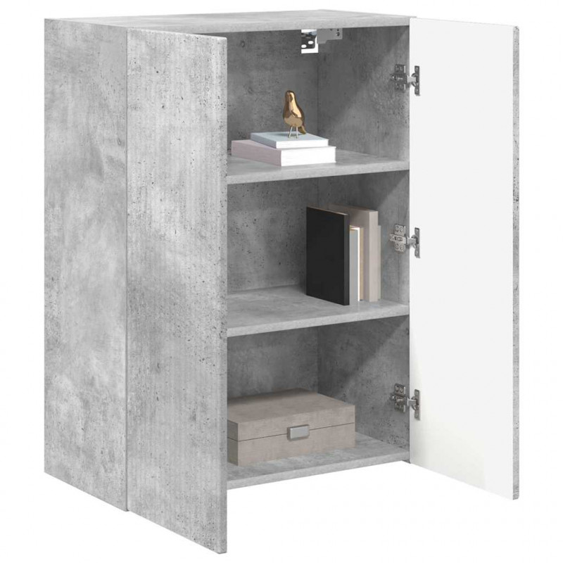 Szafka pod telewizor Betonowy szary 59,5 x 31 x 80 cm