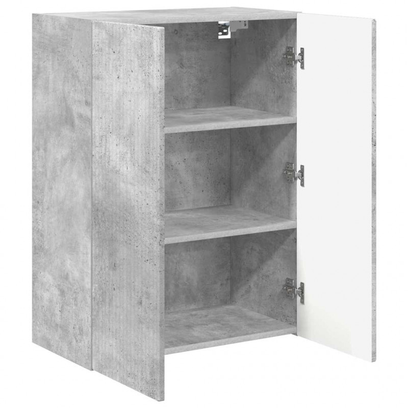 Szafka pod telewizor Betonowy szary 59,5 x 31 x 80 cm